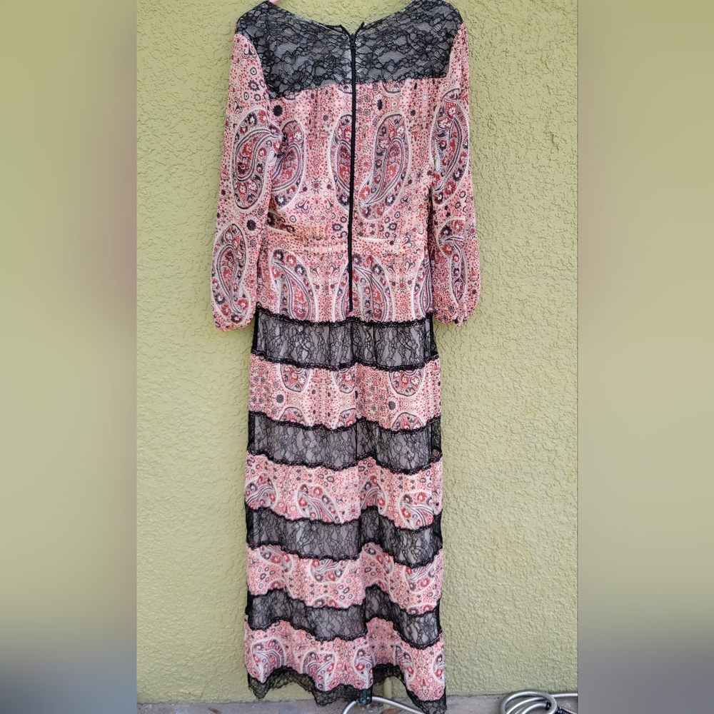 Alice + Olivia Bohemian Paisley Daren Maxi Dress - Picture 6 of 7